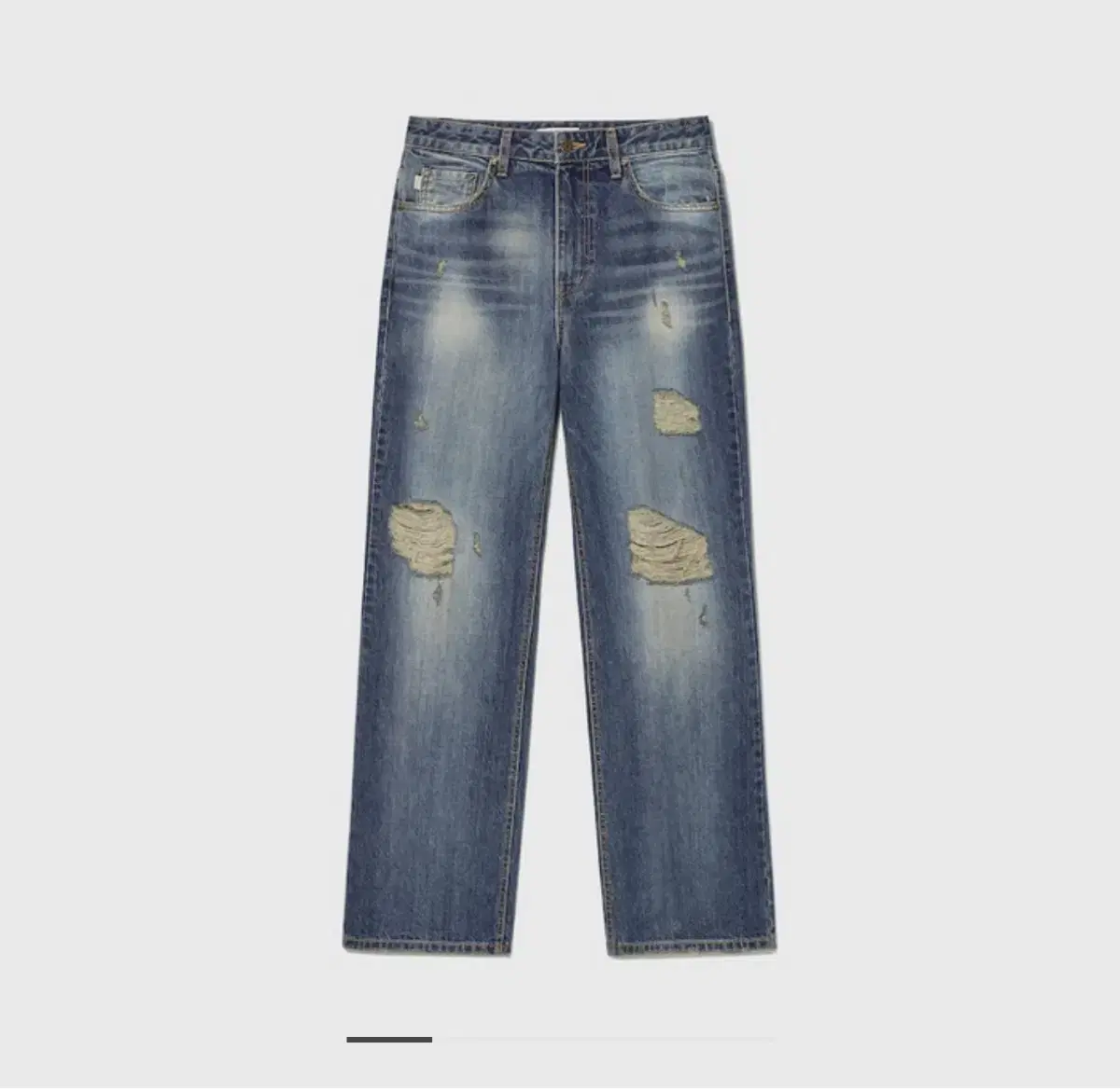 글로니 96 vintage damaged washing jeans